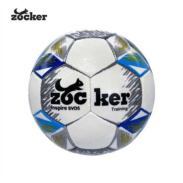 Quả bóng đá tập luyện Size 4 Zocker Inspire da SVD Xám